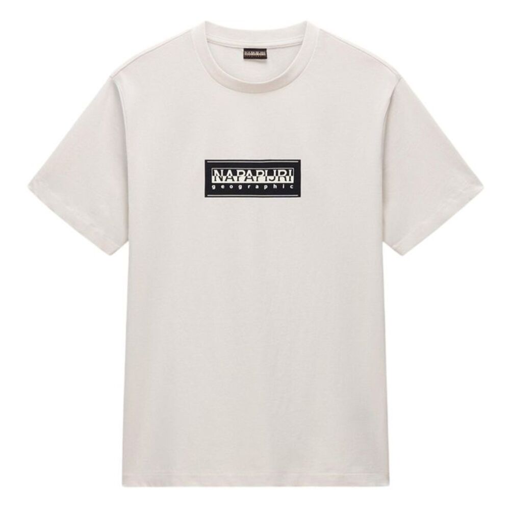 Napapijri Mens Box Logo T-Shirt / Beige